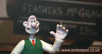 Wallace and Gromit on the Golden Globes red carpet