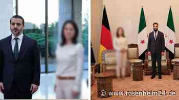 Baerbock trifft Syriens neue Führung: Und wird auf Fotos unkenntlich gemacht