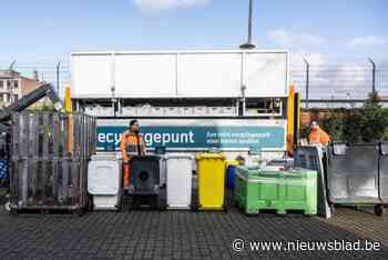 Mobiel recyclagepark komt voor het eerst naar Borsbeek