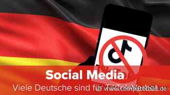 Social Media: Viele Deutsche sind für TikTok-Verbot