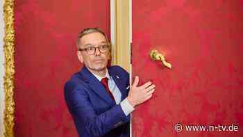Stärkste Kraft im Parlament: FPÖ-Chef Kickl mit Regierungsbildung beauftragt