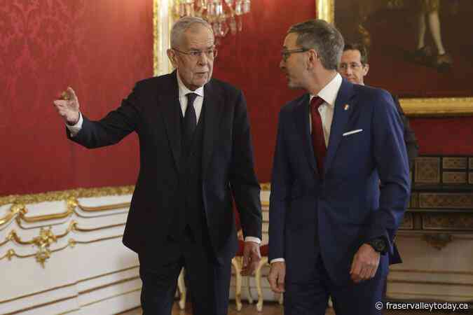 Austrian far right gets mandate to try to lead a government for the first time since World War II