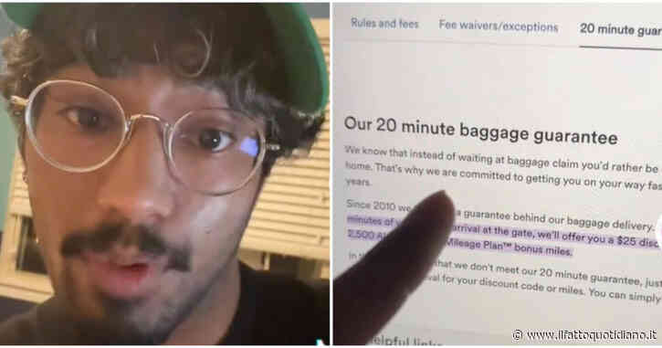 “Quando atterrate con l’aereo fate partite il cronometro, potreste avere una bella sorpresa”: il trucchetto di un TikToker