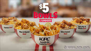 KFC brings back Nashville Hot Sauce for $5 bowls lineup