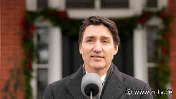 Im Amt bis Nachfolge: Kanadas Premier Trudeau kündigt Rücktritt an
