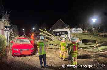 FW-GLA: Zahlreiche Sturmeinsätze in Gladbeck