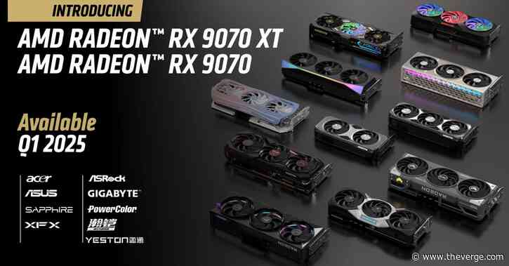 AMD announces next-gen Radeon RX 9070-series GPUs with AI-powered FSR 4 upscaling