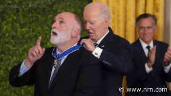 José Andrés receives the Presidential Medal of Freedom for humanitarian work