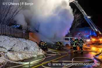 Garagenbrand in Oderberg