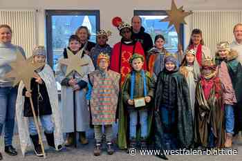Sternsinger zu Besuch im Rathaus Kalletal