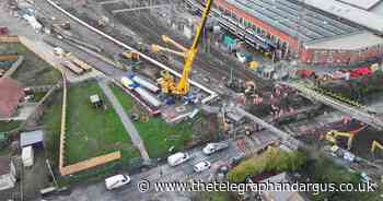 Huge rail projects take place in Leeds and Mirfield - but Huddersfield work delayed