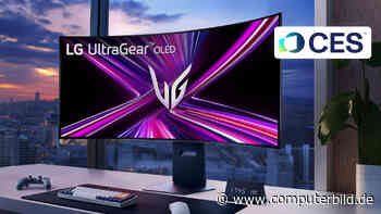 CES 2025: LG zeigt weltweit ersten biegbaren 5K-Gaming-Monitor