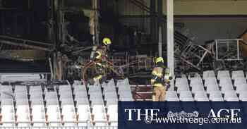 Man charged after Caulfield Racecourse blaze, grassfires