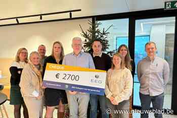 Technologiebedrijf EEG Gullegem zamelt 2.700 euro in voor goede doel met ‘De Warmste Worst’