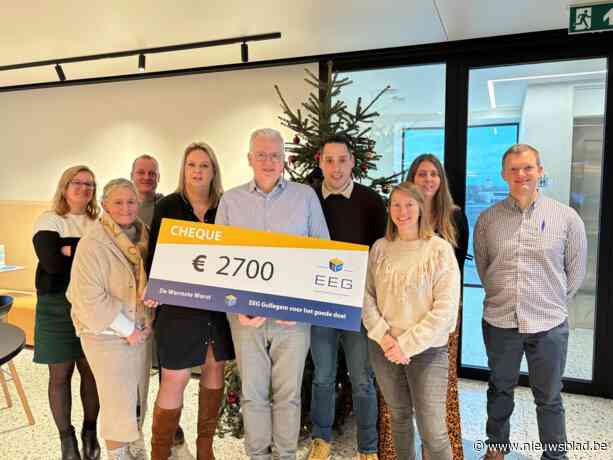 Technologiebedrijf zamelt 2.700 euro in voor goed doel met De Warmste Worst