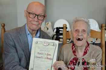 Suzanne (90) en Raf (94) vieren platina jubileum: “Geregeld samen een goed glas drinken”