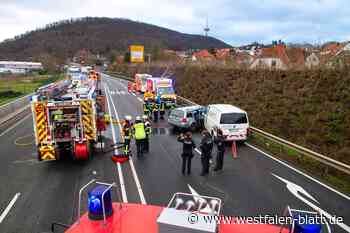 Tödlicher Unfall auf der B482 in Porta Westfalica