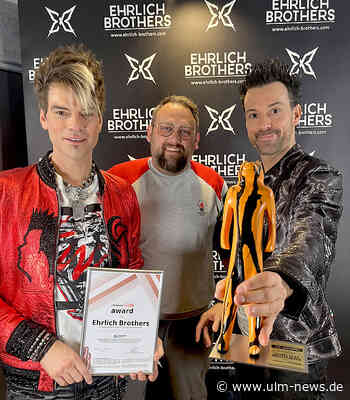 ratiopharm arena gratuliert den Ehrlich Brothers zum 10-jährigen Jubiläum