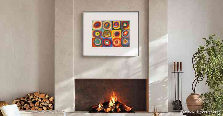 You only need to charge this E Ink digital poster once a year