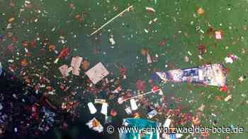 Böller, Raketen und Müll: Böblinger Seen voller Silvesterdreck