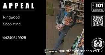 CCTV shows man scramble out of store with stolen eggs