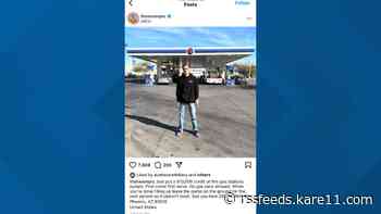 Instagram influencer Juan Gonzalez creates gas station gridlock in Phoenix
