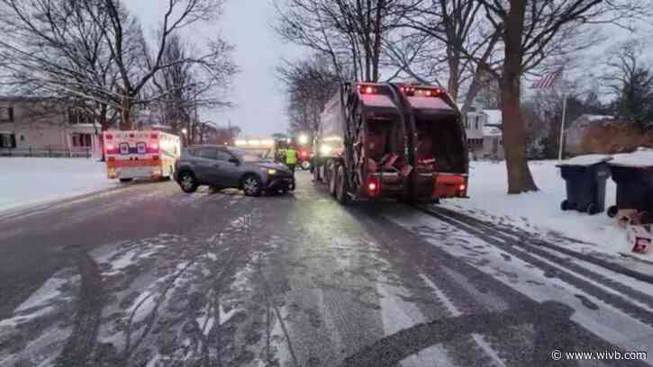 2 garbage collectors seriously injured following collision in City of Batavia