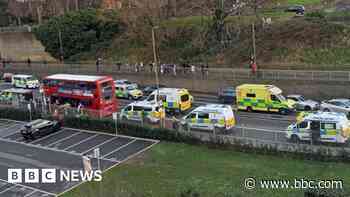 Boy, 14, stabbed to death on London bus