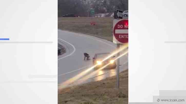 Driver in Kansas City viral video explains why she jumped out of car