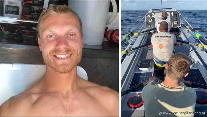 Flevoland - Tom Rijnders mist vooral zijn vriendin tijdens extreme roeiwedstrijd op de oceaan
