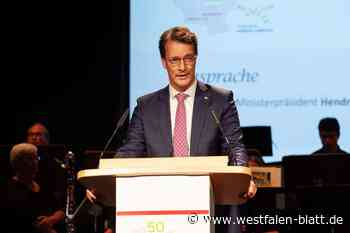 Ministerpräsident Hendrik Wüst kommt nach Minden