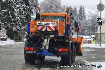 Winter-Unfälle im Kreis Höxter: Bundesstraße bei Warburg gesperrt