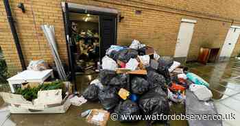 Mountain of overflowing rubbish returns to fly-tipping hotspot