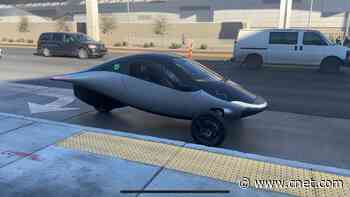 I Took a Ride in a Solar-Powered EV That Doesn't Need to Plug In