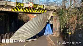 Rail disruption after two lorries hit bridge