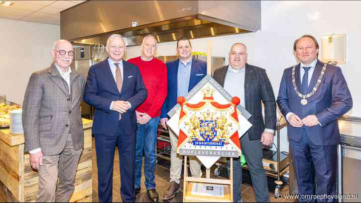 Almere - Bert Muller Grootkeukentechniek zevende bedrijf in Flevoland met predicaat Hofleverancier