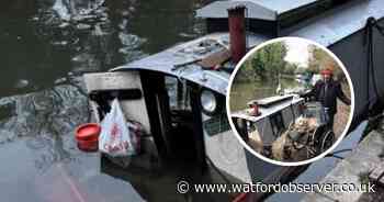 Fundraiser nears £9,000 for man hospitalised after canal boat sank