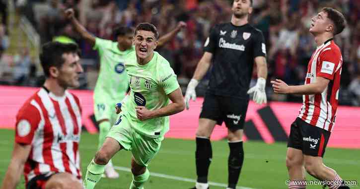 Barcelona leidt dankzij Gavi, maar komt net voor rust goed weg tegen Athletic Club