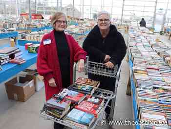 Rotary book sale tables in Sarnia filling up well ahead of opening day