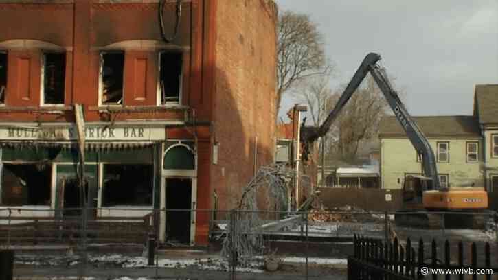Mulligan’s Brick Bar demolition to resume Thursday following fire
