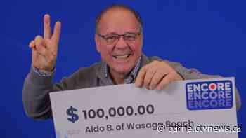Wasaga Beach man plans to live mortgage-free after life-changing lottery win