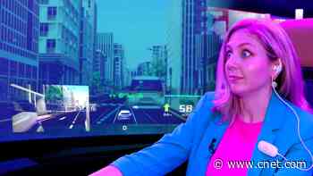 This Isn't Your Typical Car HUD: Checking Out Hyundai Mobis Holographic Windshield Display video