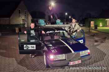 Met een 30 jaar oude Volvo over helse sneeuwwegen: Lommelse jeugdvrienden nemen deel aan Carbage Run