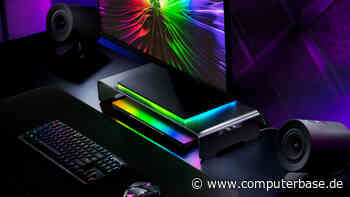 Razer: Monitor Stand Chroma mit RGB ist auch Docking Station