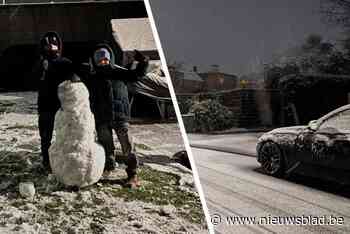 Nieuwe sneeuwzone trekt over Limburg, verkeer loopt langzaam