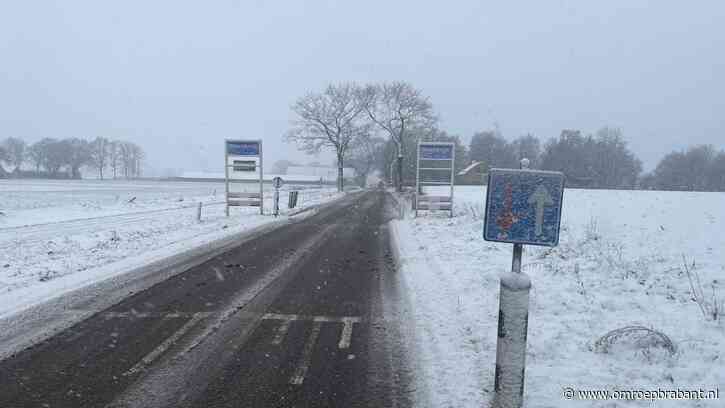 Zuidoosten van provincie bedekt met laagje sneeuw, rustige ochtendspits