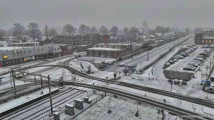 Deel provincie bedekt met sneeuw, vertraging op de wegen
