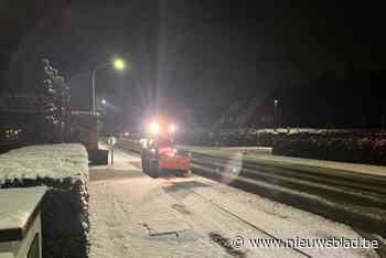 Keerbergen ligt onder een sneeuwtapijt