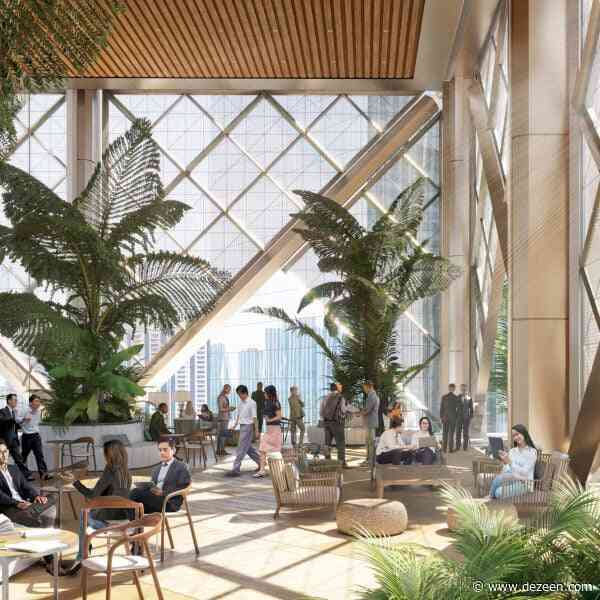 Foster + Partners designs exoskeletons for stepped-back towers in Manila