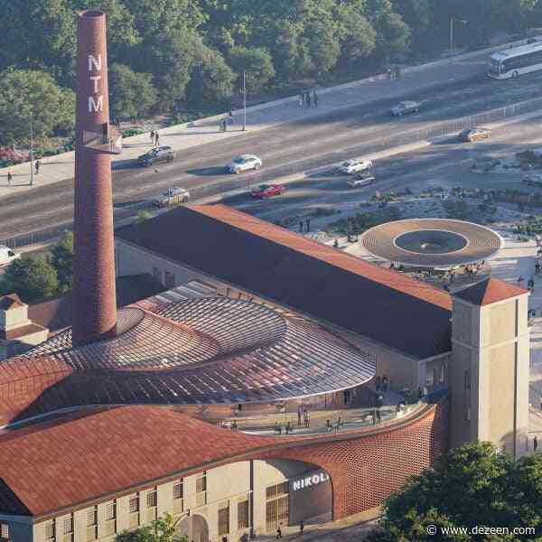 Zaha Hadid Architects references magnetic forces for Serbian mill conversion